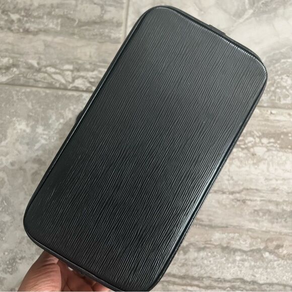 Louis Vuitton Alma PM Epi Leather Top Handle Bag, Black - Picture 9 of 16